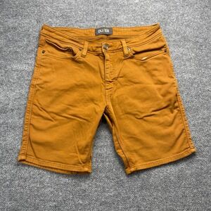 DU/ER N2X Slim Fit Shorts Mens 34 Ochre Orange MSNS1011 Stretch Performance